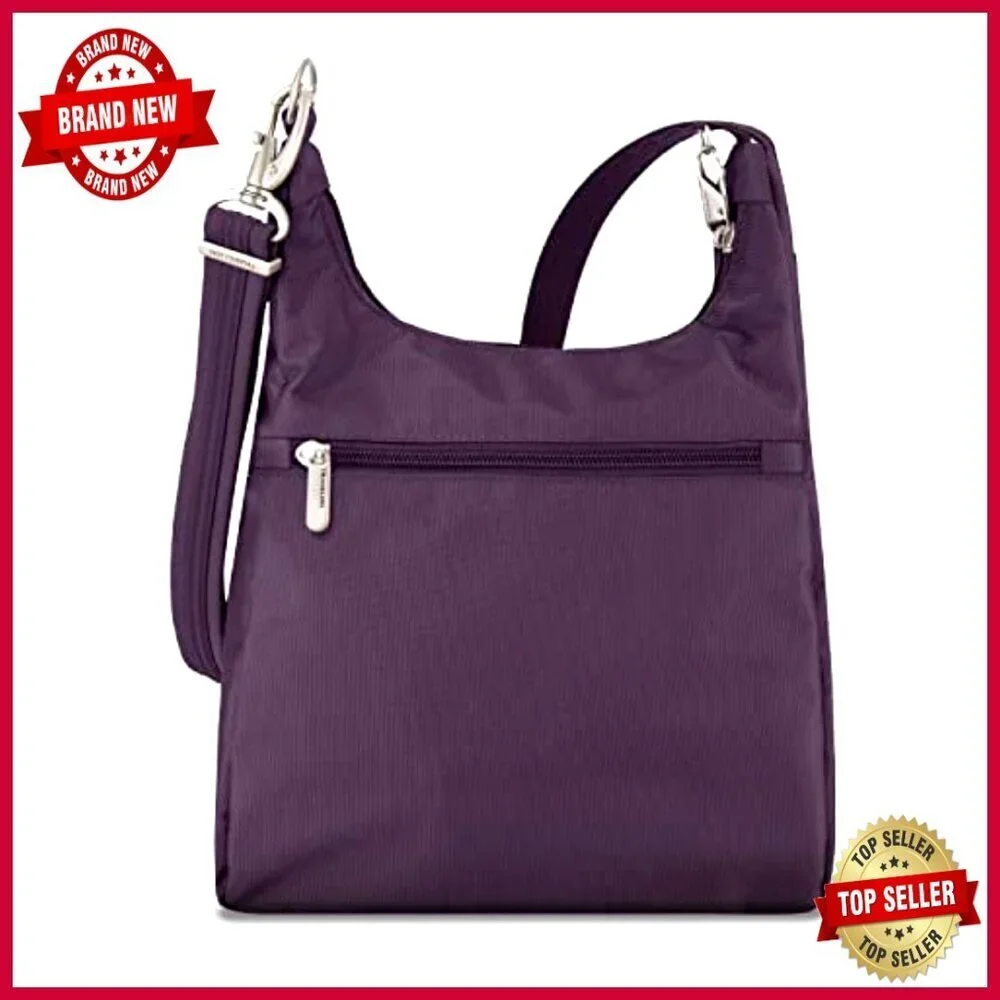 Anti-Theft Messenger Bag with RFID Blocking, Slash-Resistant Travel